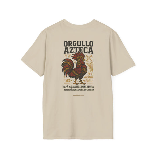 Dad Aztec Pride T-Shirt, Playera Día del Padre Orgullo Azteca, Papá Gallos Miniatura, Bantam Pride Shirt, Playera Gallitos Kikirikis