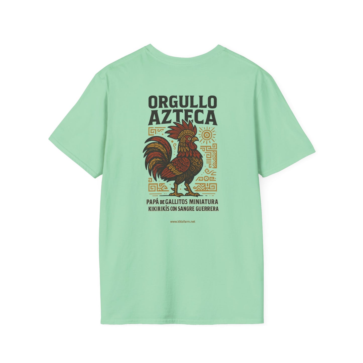 Dad Aztec Pride T-Shirt, Playera Día del Padre Orgullo Azteca, Papá Gallos Miniatura, Bantam Pride Shirt, Playera Gallitos Kikirikis