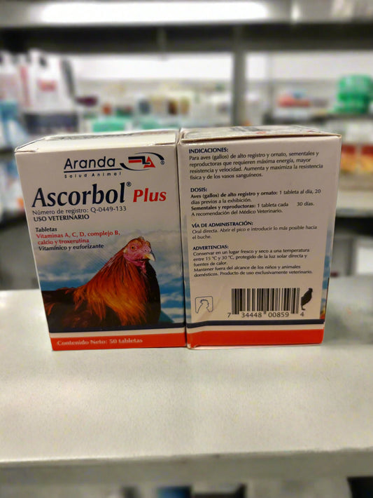 ASCORBOL PLUS 100 TABLETAS