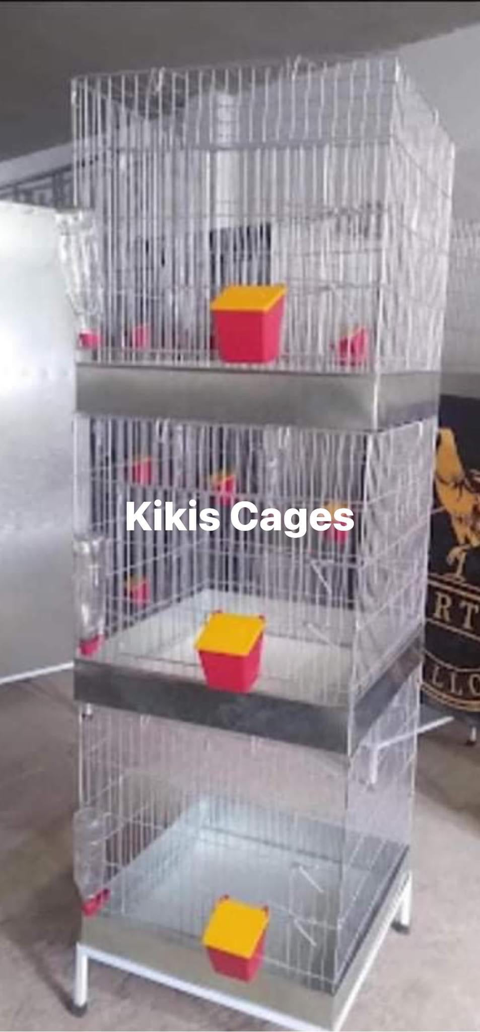 6 Full Cage Set of 24x24x24 ea (6 Full Cages, the White bottom base on the first Pic NOT Included)