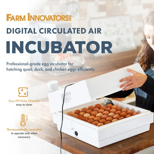 DIGITAL PRO SERIES INCUBATOR WHITE /  INCUBADORA DIGITAL SERIE PRO BLANCA