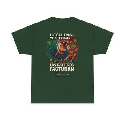 Playera Kiki's Farm - Los Gallero Ya No Lloran, Los Galleros Facturan 🇲🇽💸🐓-
