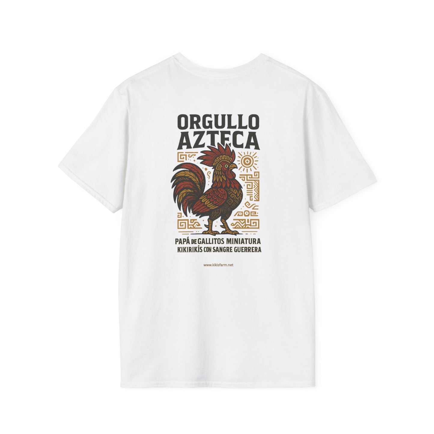 Dad Aztec Pride T-Shirt, Playera Día del Padre Orgullo Azteca, Papá Gallos Miniatura, Bantam Pride Shirt, Playera Gallitos Kikirikis