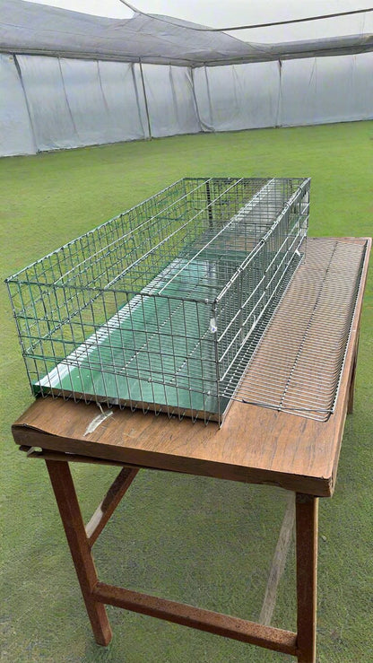 QUAIL LAYING CAGE WITH TRAY / Jaula de postura para codornices con bandeja