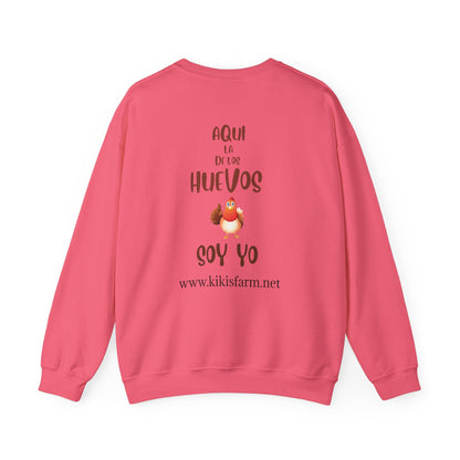 Sudadera para mujer-“Aqui La De Los Huevos Soy Yo”