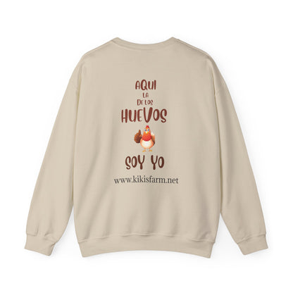 Sudadera para mujer-“Aqui La De Los Huevos Soy Yo”