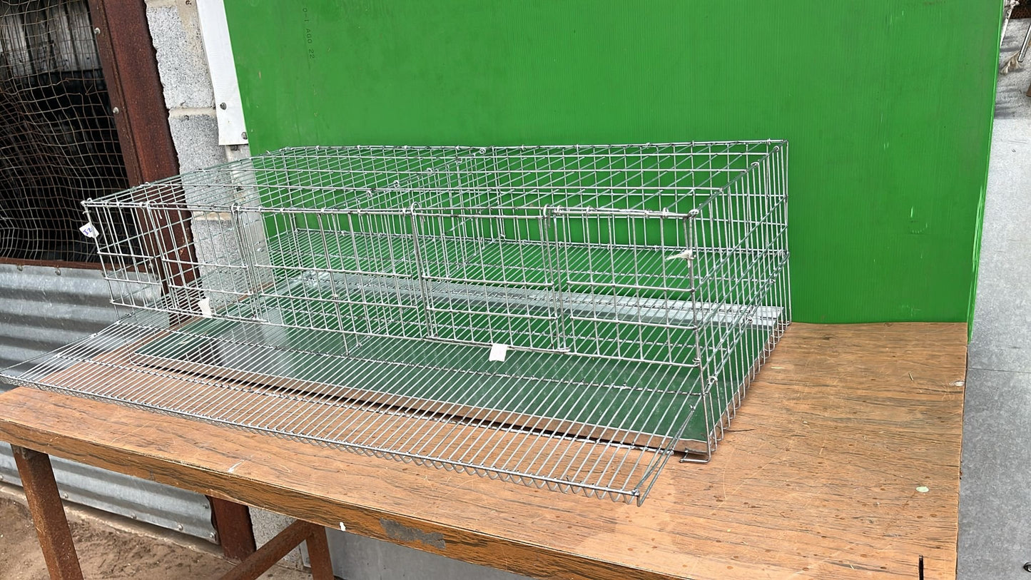 QUAIL LAYING CAGE WITH TRAY / Jaula de postura para codornices con bandeja