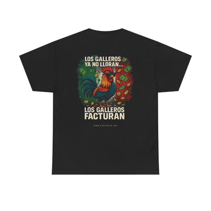 Playera Kiki's Farm - Los Gallero Ya No Lloran, Los Galleros Facturan 🇲🇽💸🐓-