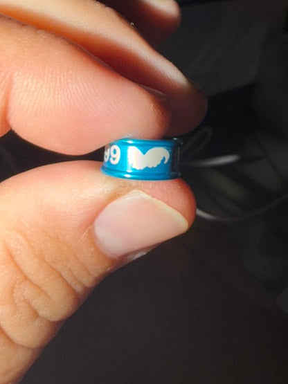 Custom Laser Engraved Poultry Leg Bands
