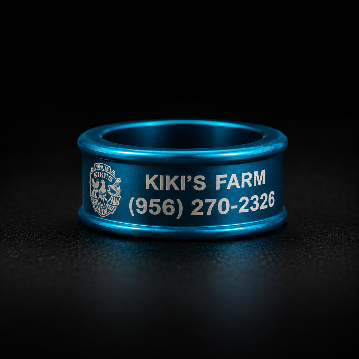 Custom Laser Engraved Poultry Leg Bands