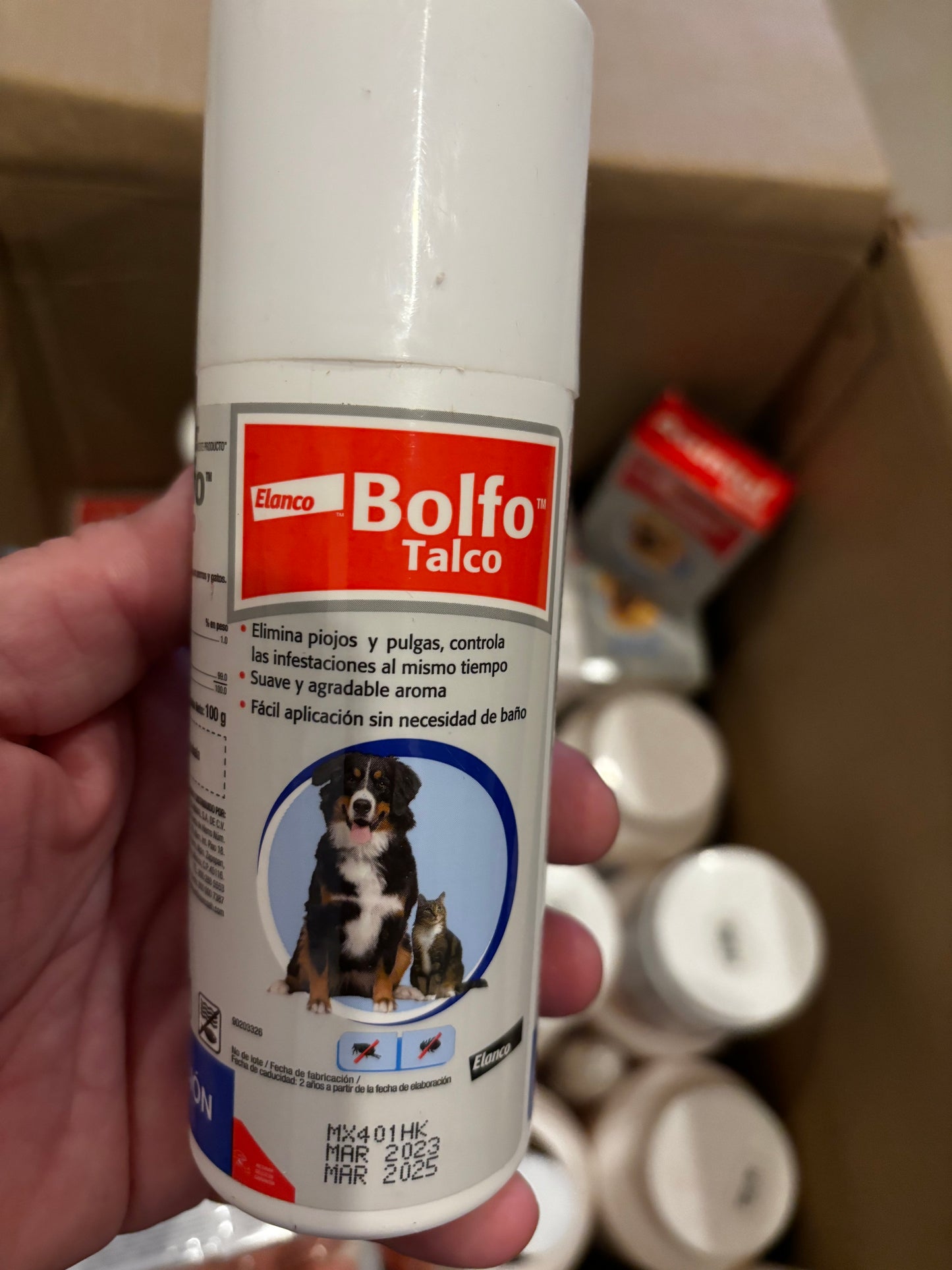 BOLFO POLVO TALCO ANTI PULGAS 100 GM