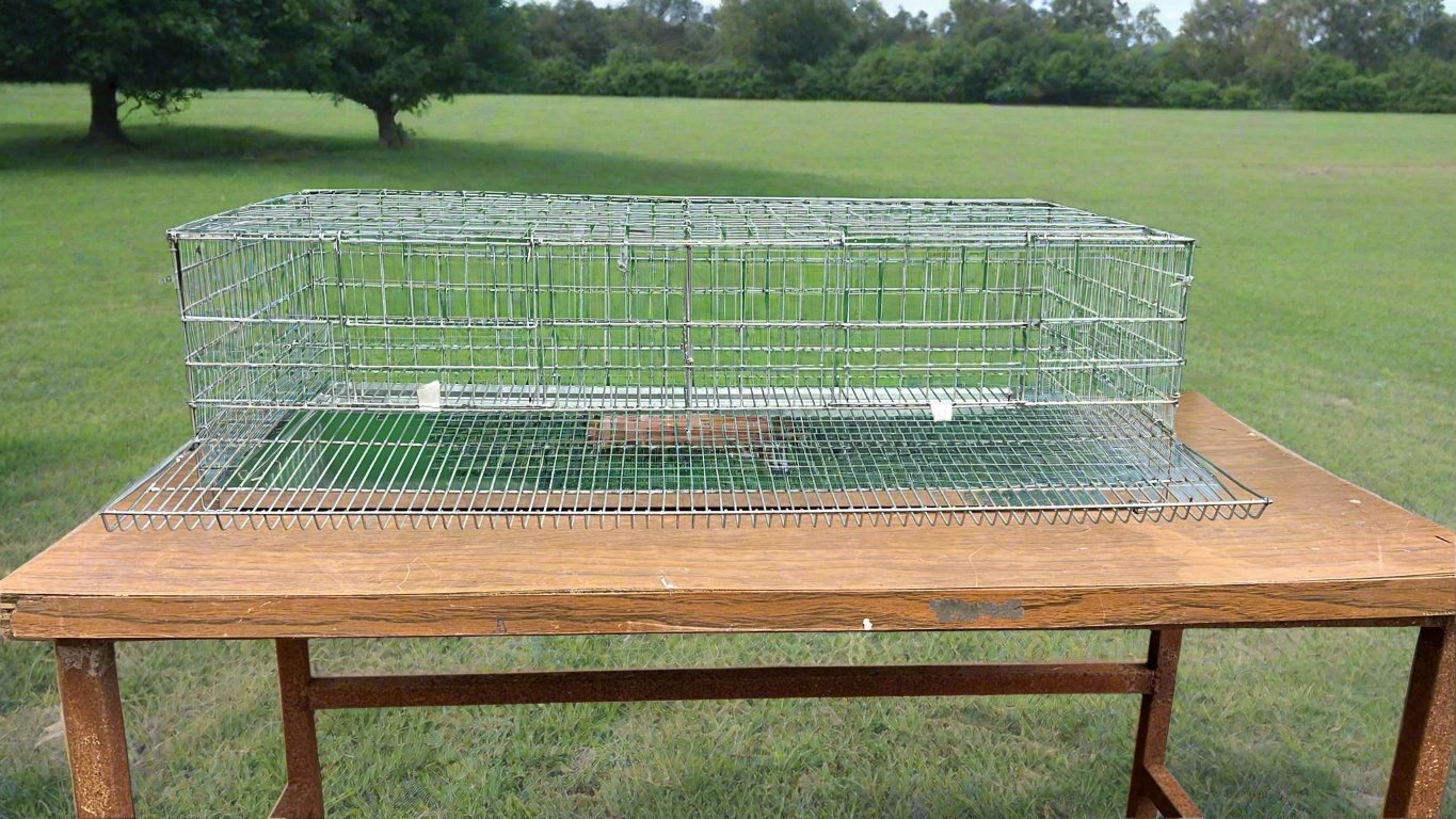 QUAIL LAYING CAGE WITH TRAY / Jaula de postura para codornices con bandeja